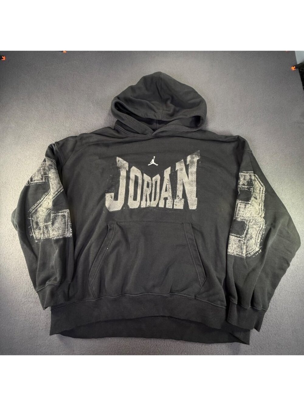 Jordan Sweatshirt Mens XXL Black Brooklyn Collegiate Hoodie Sweater Nike Air EUC